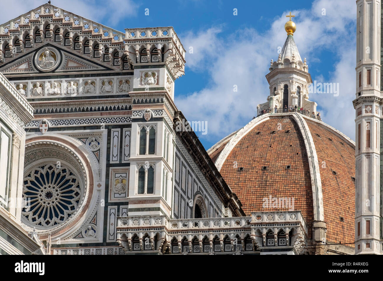 El Duomo, o Catedral, Florencia, Italia. Foto de stock