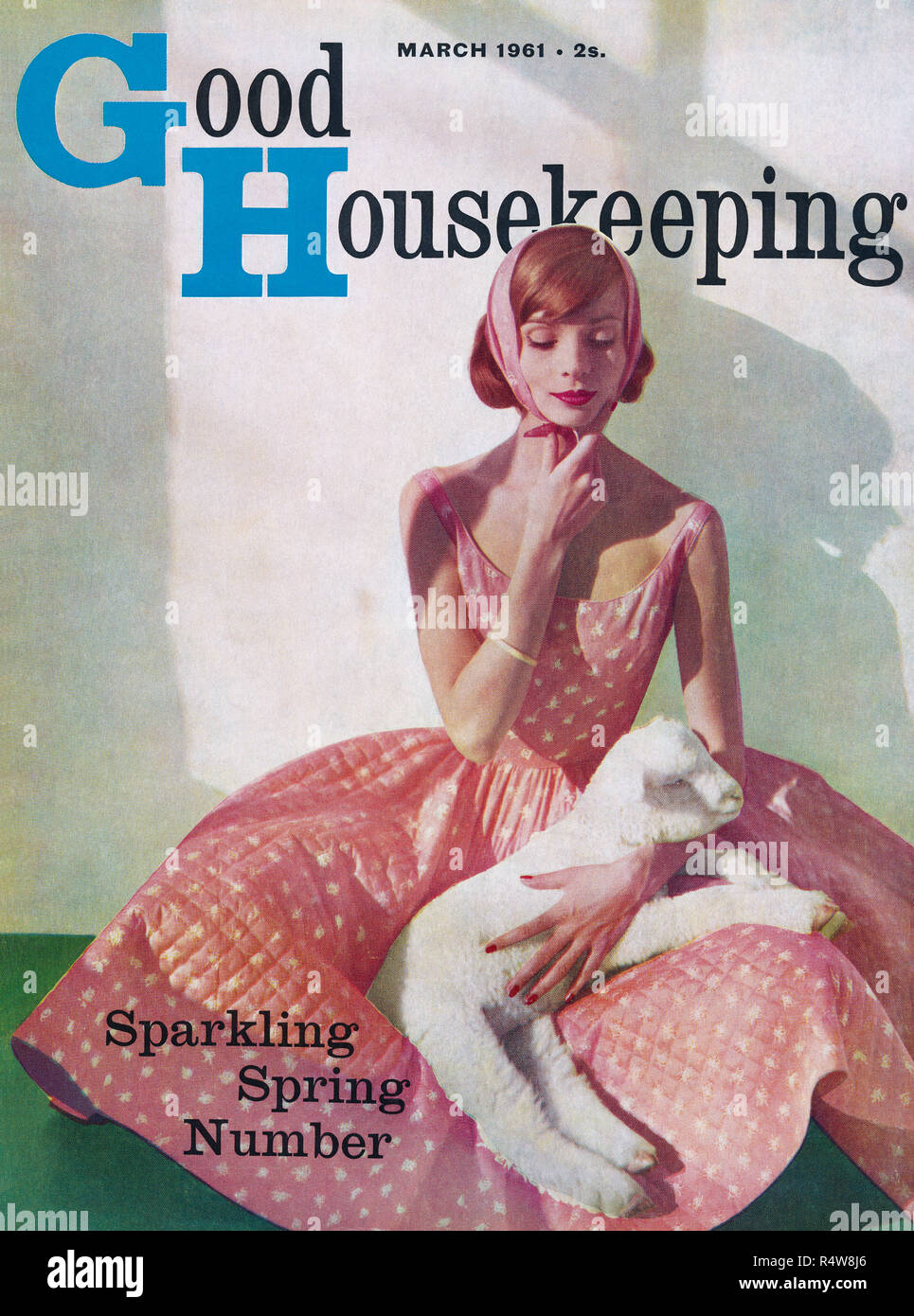 Portada de la revista Good Housekeeping para marzo de 1961. Foto de stock