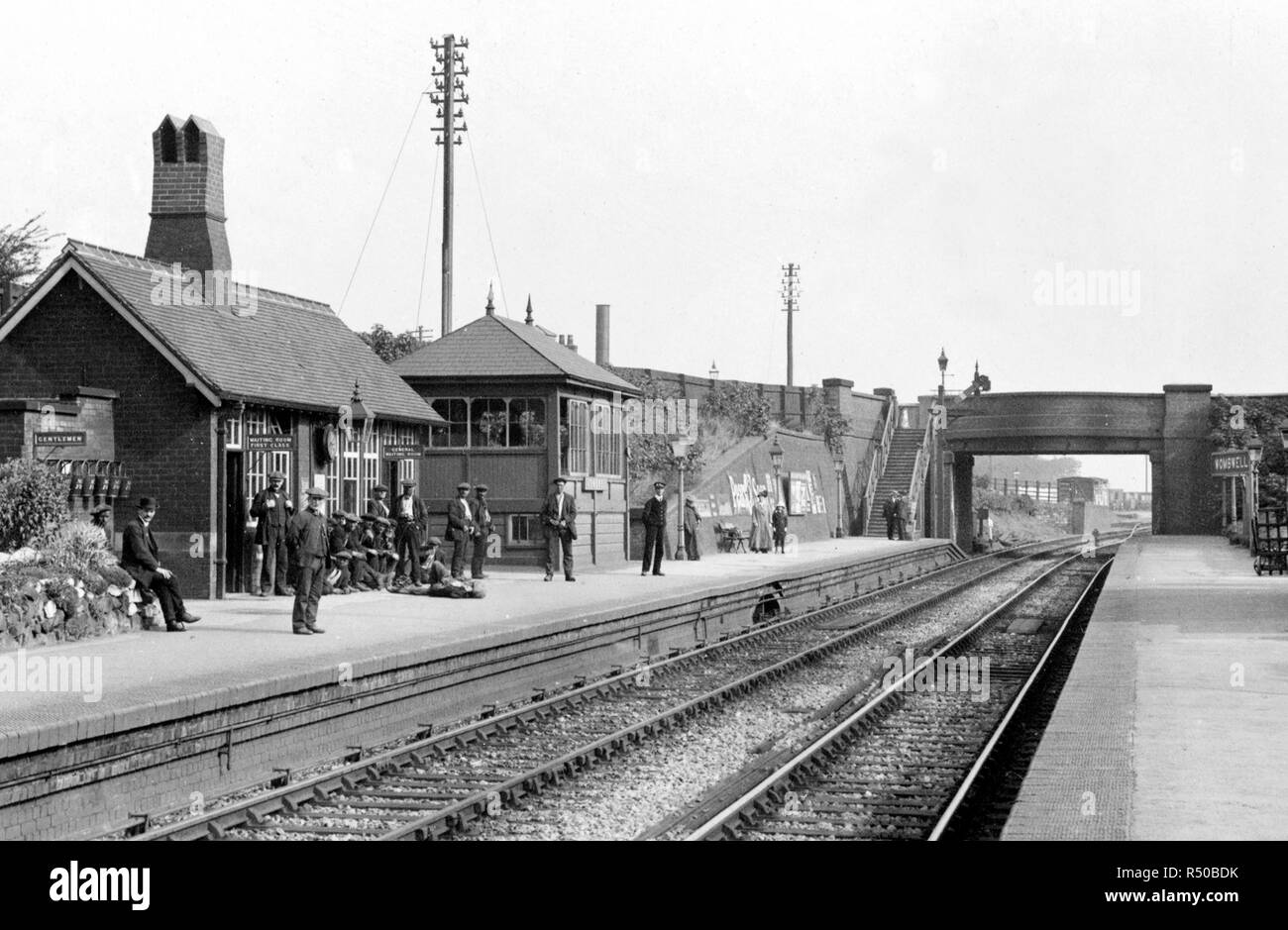 Ferrocarril de midland Imágenes de stock en blanco y negro - Alamy