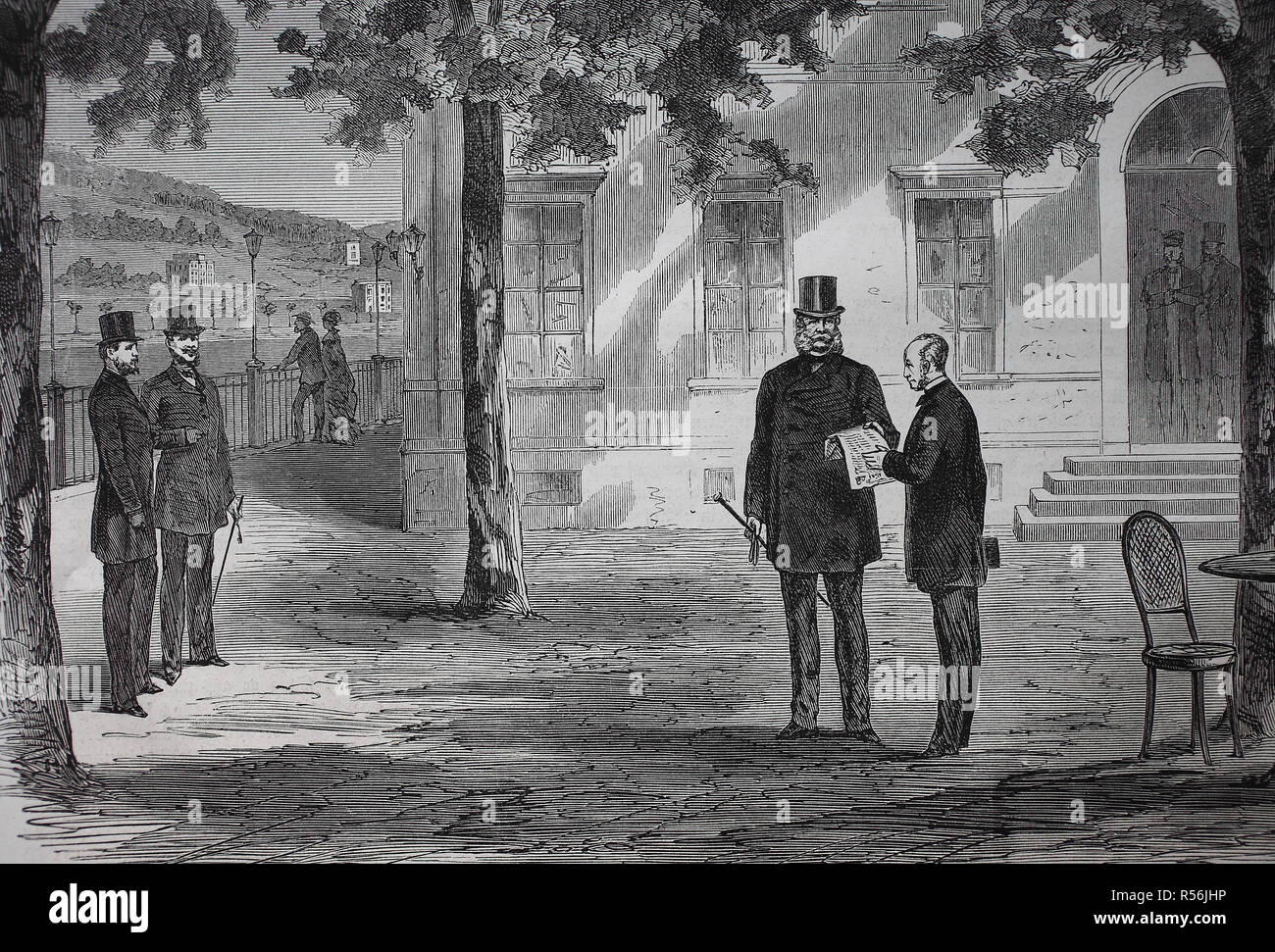 William I., en alemán, Wilhelm Friedrich Karl, 27 de septiembre de 1781, el 25 de junio de 1864, el Rey de Wuerttemberg y Vincent Foto de stock