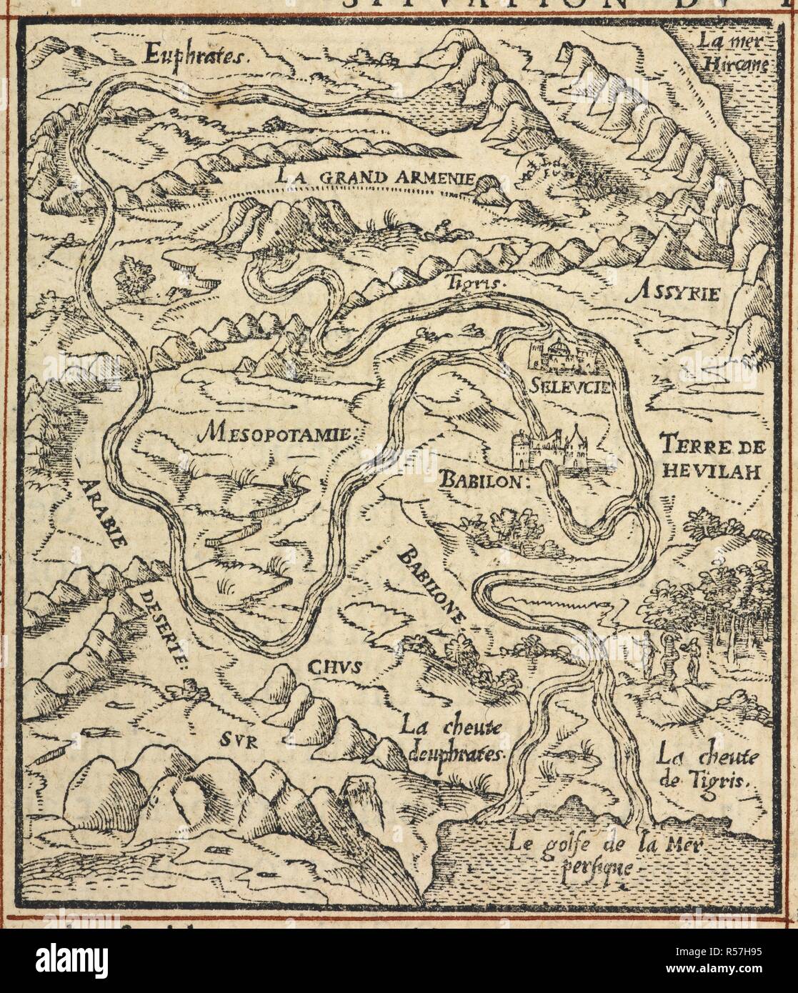Mapa del jardin de eden fotografías e imágenes de alta resolución - Alamy