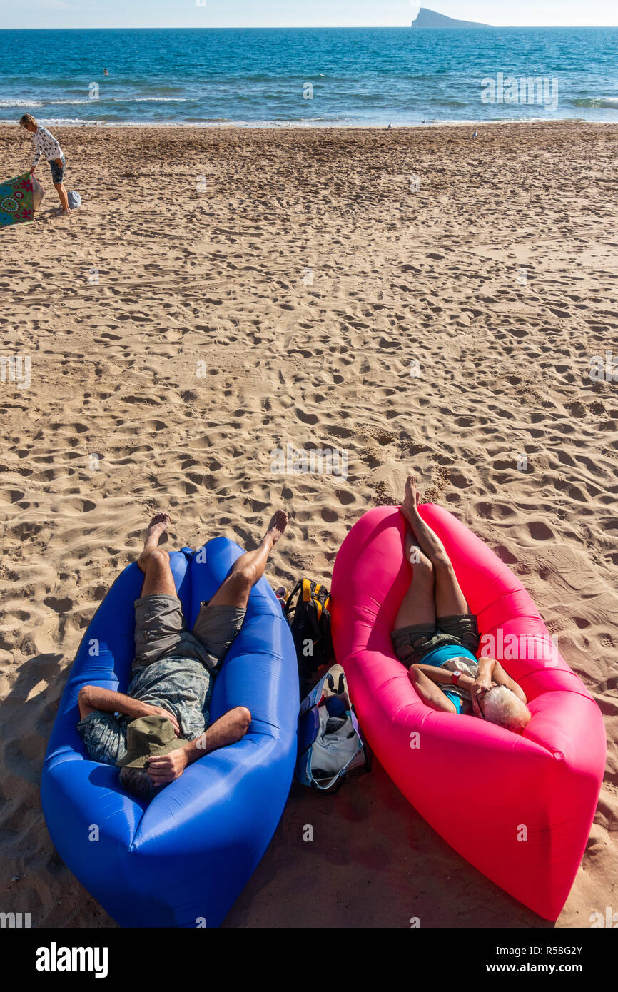 Asientos al aire libre Sofá cama inflable Playa Recreación