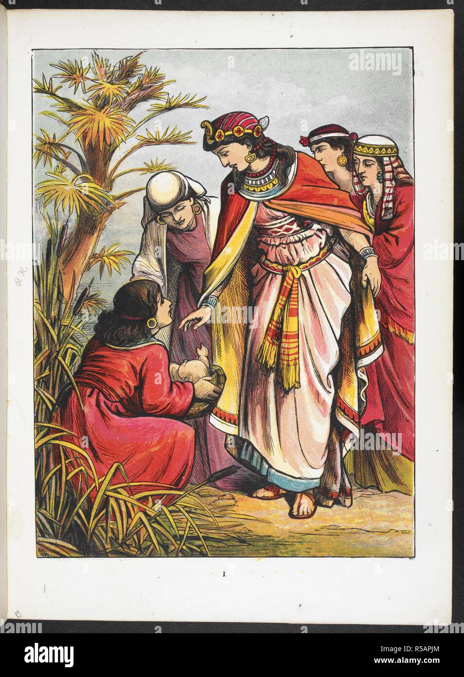 La Esposa Del Faraon Y El Bebe Moises La Historia De Moises Londres Frederick Warne Co 1872 Prensa De Camden Los Libros Para Ninos Historias De La Biblia Antiguo Testamento