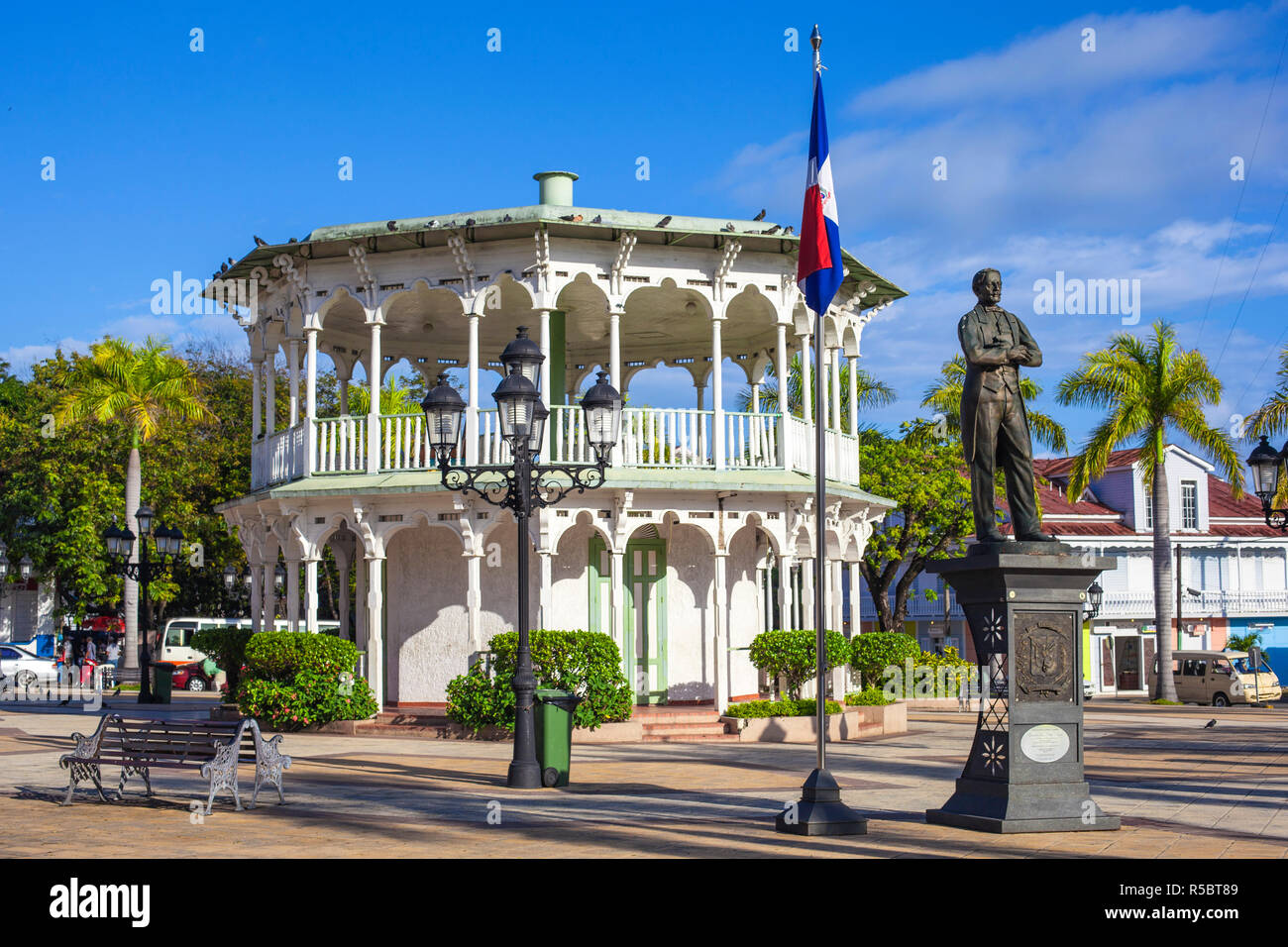 República Dominicana, Puerto Plata, Central Park, la glorieta y la