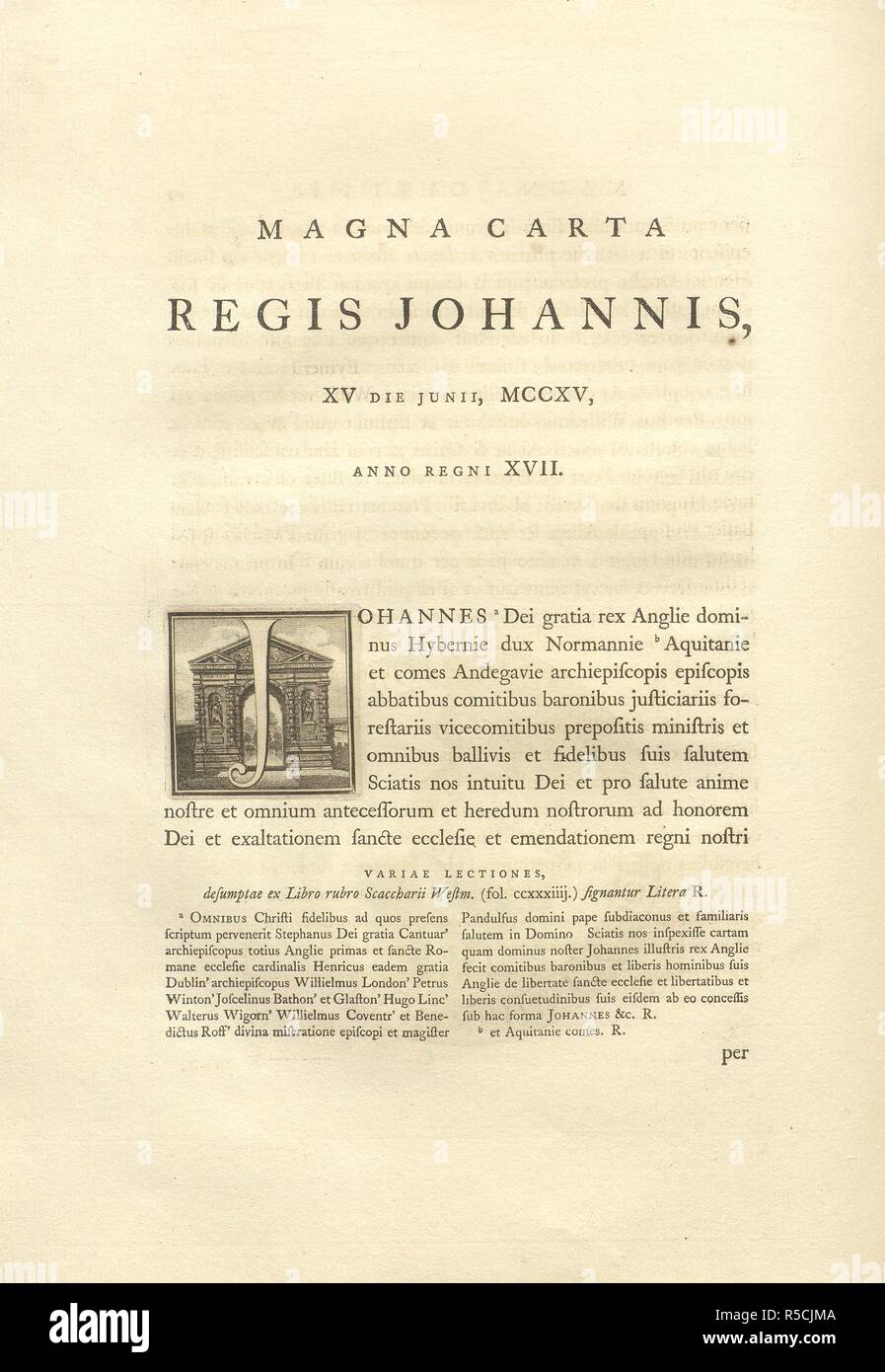 William Blackstoneâ€™s la Gran Carta y la carta del bosque contiene los