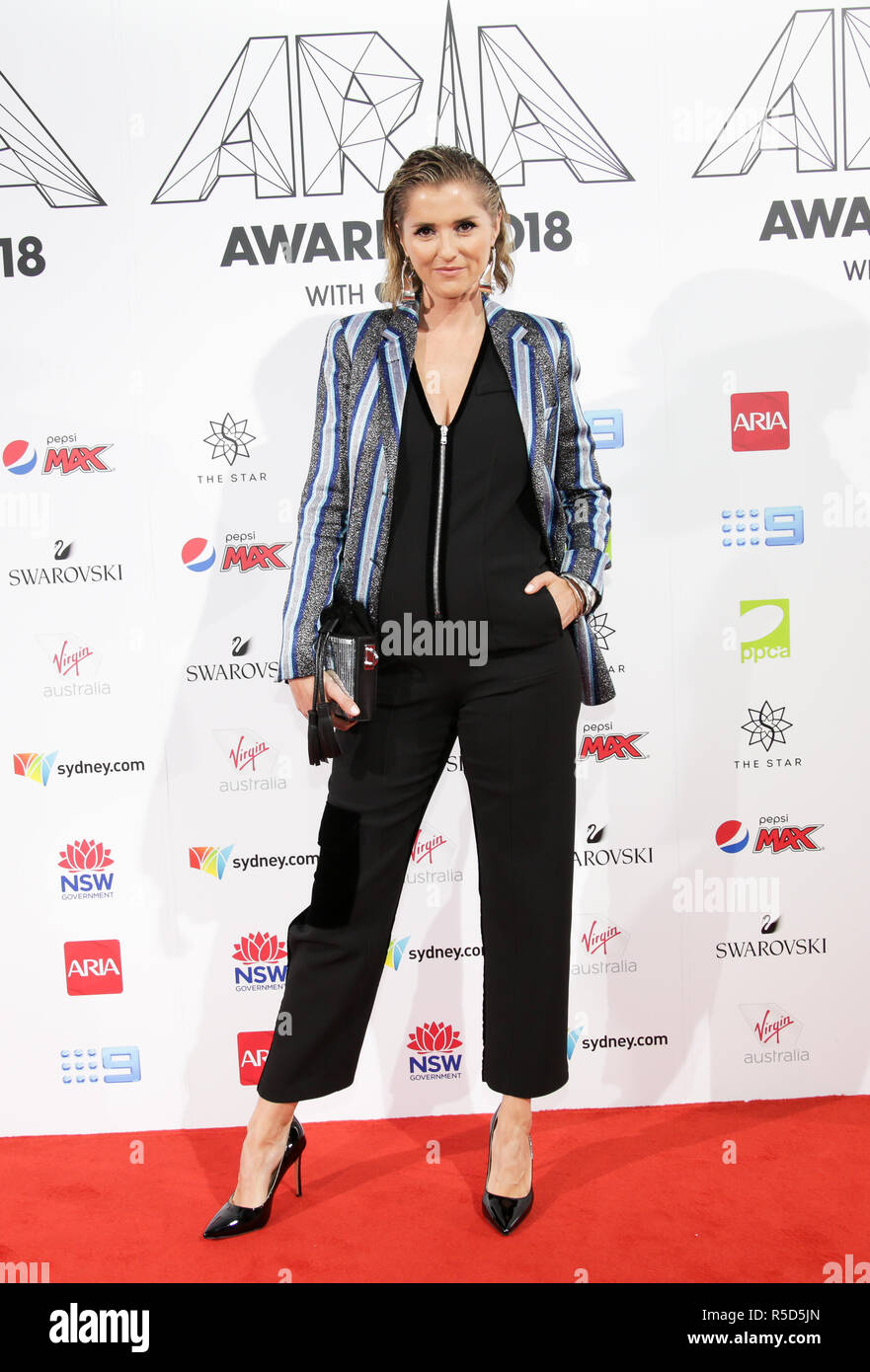 Sydney, NSW, Australia. 28th Nov, 2018. Paul Fisher seen on the red carpet  during the 2018 ARIA Awards. Credit: Belinda Vel/SOPA Images/ZUMA  Wire/Alamy Live News Stock Photo - Alamy