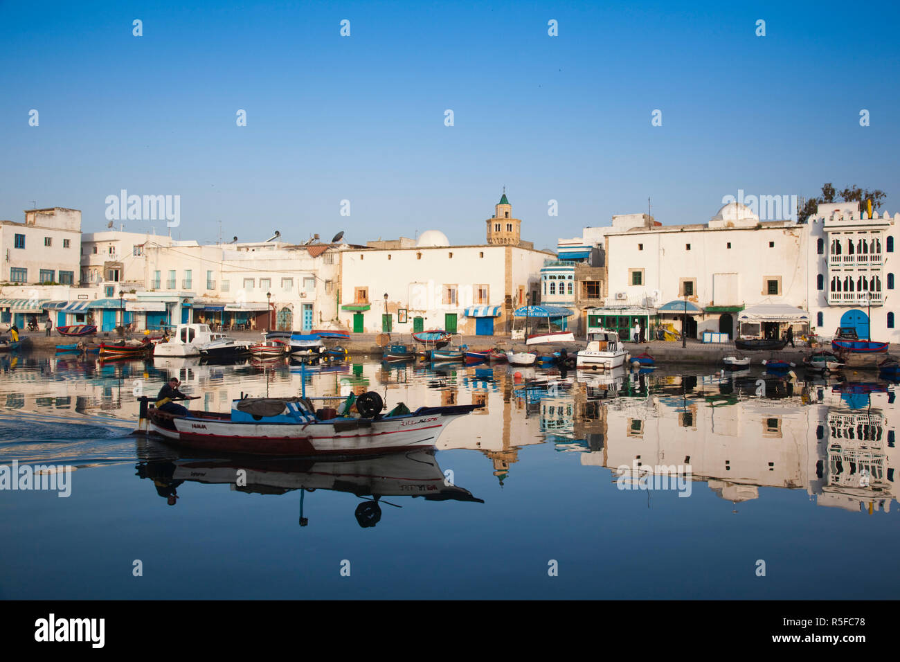 Túnez, al norte de Túnez, Bizerta, Puerto Viejo Foto de stock