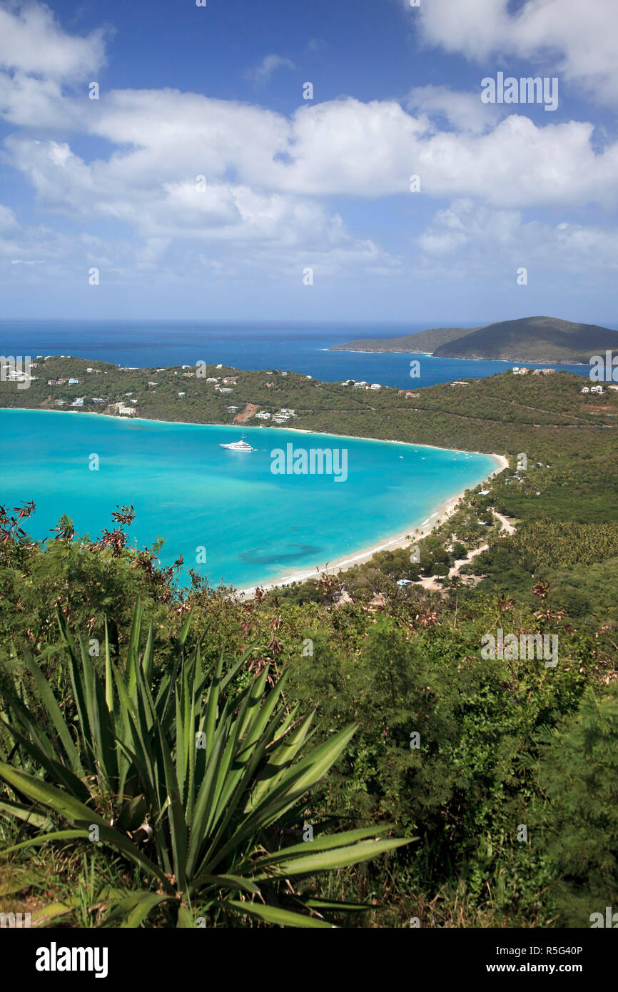 Caribe, Islas Vírgenes Americanas, Santo Tomás, la bahía Magens Foto de stock