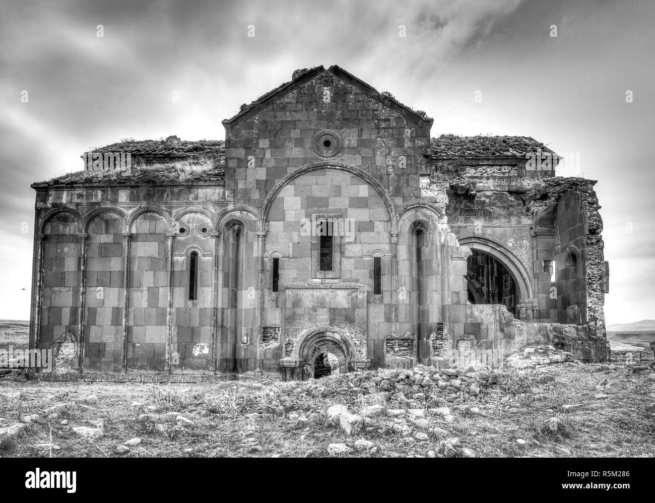 La catedral de ani, antigua capital de Armenia Foto de stock