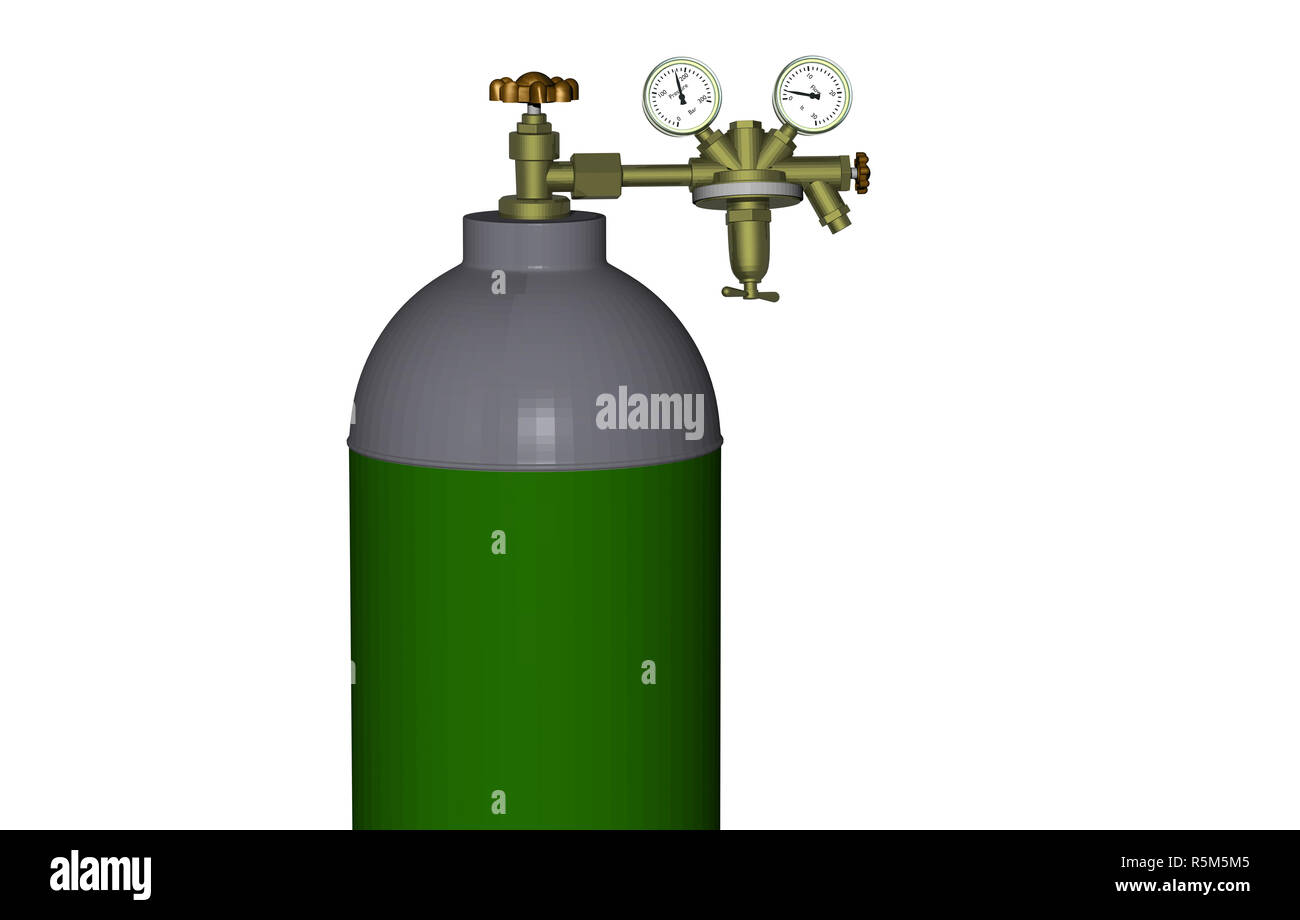 Cilindro De Gas Comprimido Fotos e Imágenes de stock - Alamy