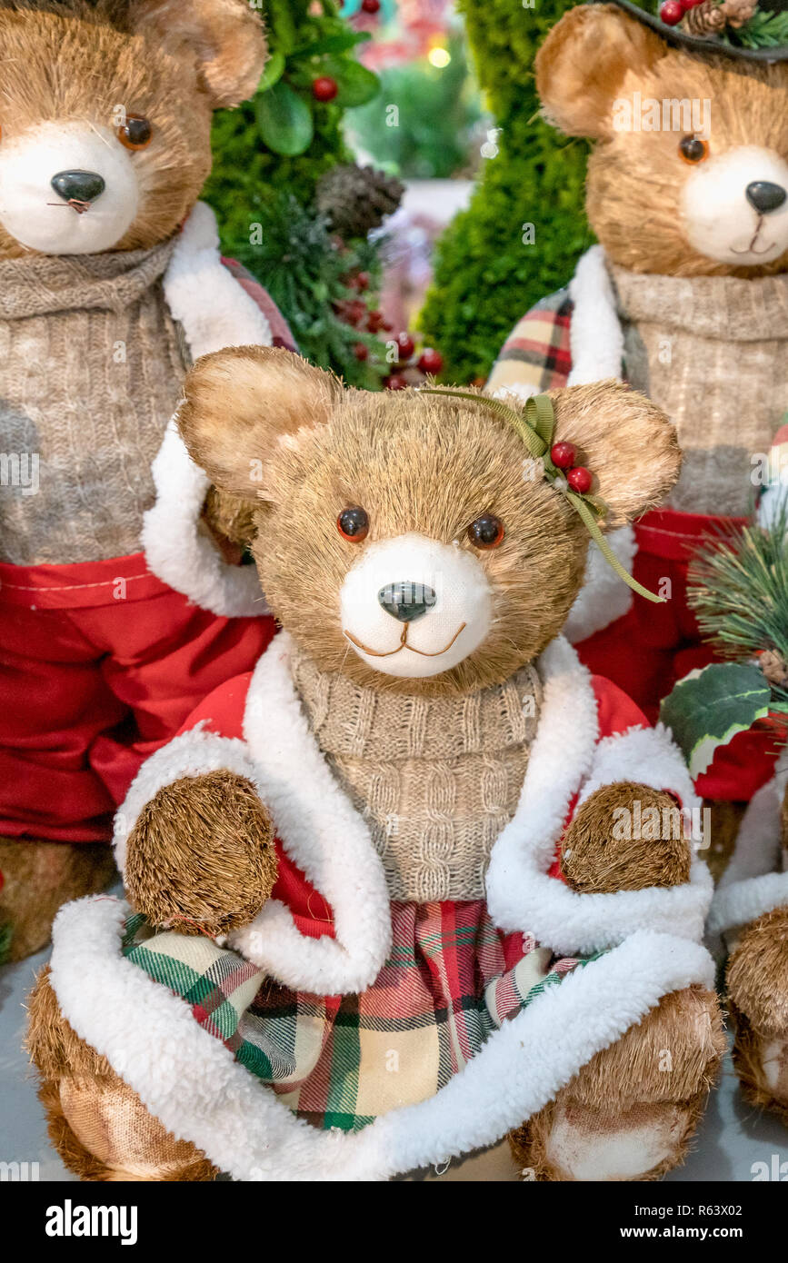 muñecas vestidas de santa claus