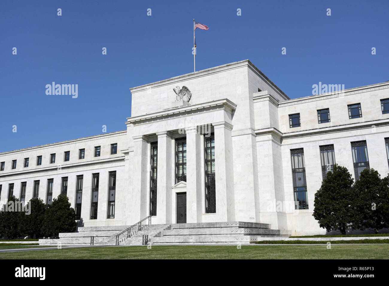 Edificio del Banco de la Reserva Federal, Washington, D.C. Foto de stock