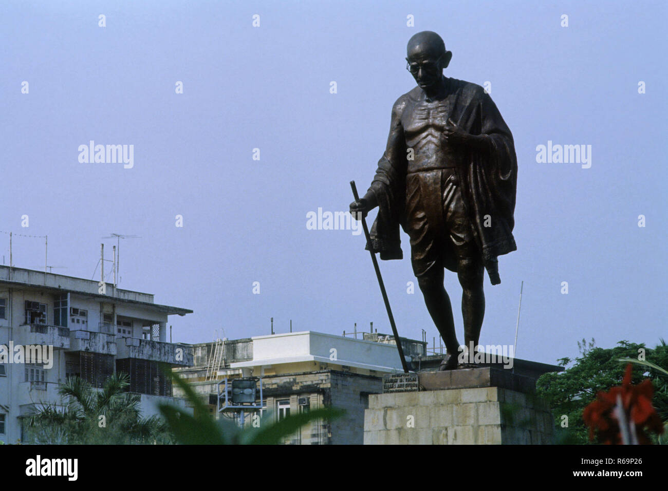 Estatua de Mahatma Gandhi Foto de stock