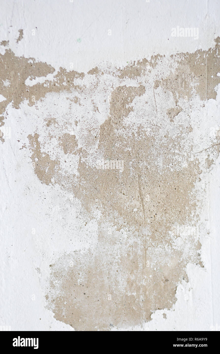Textura Rugosa De Una Vieja Pared Blanca Y Gris Fotografia De Stock Alamy