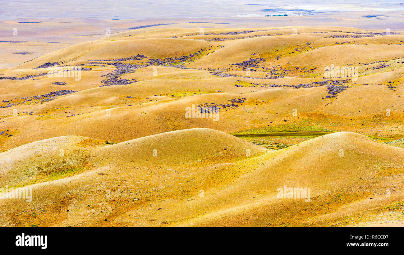 Vista del paisaje en El Calafate, Patagonia, Argentina Foto de stock