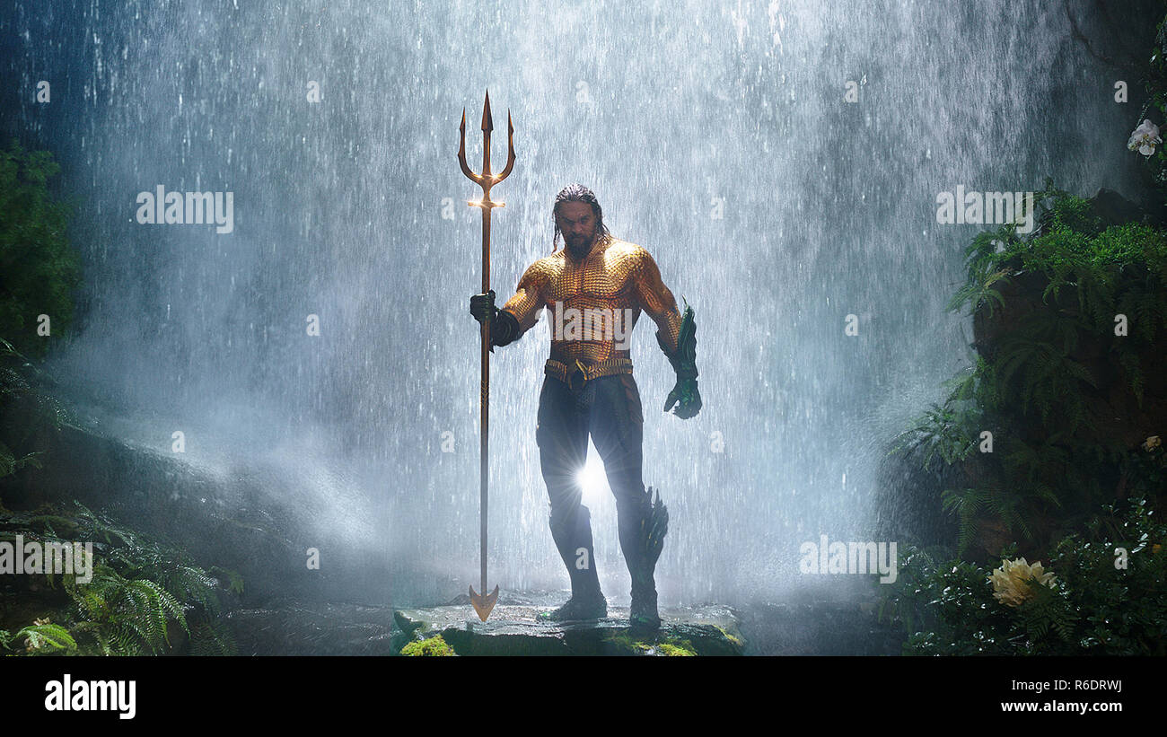 Jason Momoa, 'Aquaman' (2018) Credit: Warner Bros Pictures / DC Comics / Hollywood Archive Foto de stock