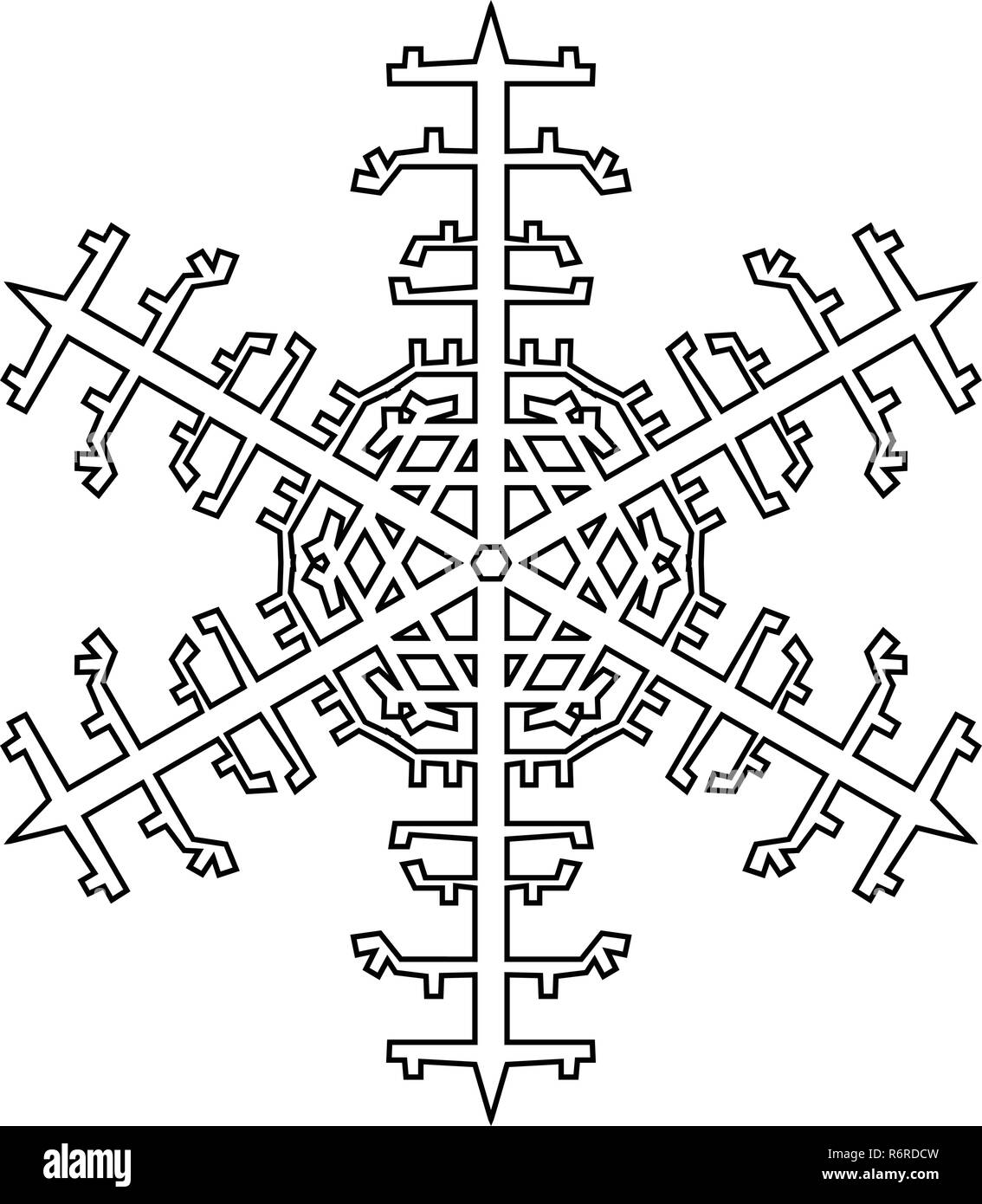 Tema De Powerpoint De Copo De Nieve