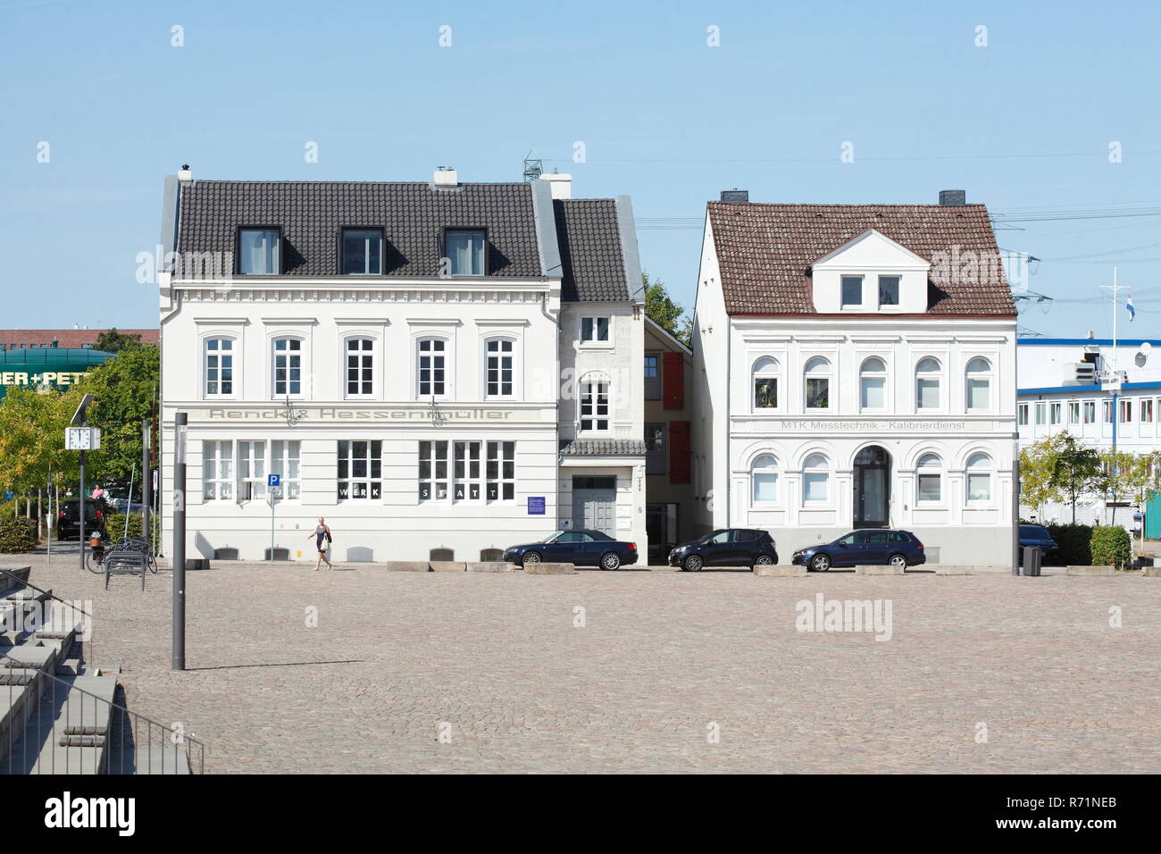 En Harburg Kulturwerkstatt Kanalplatz en Harburg, Hamburgo, Alemania, Europa, Harburg, Hamburgo, Alemania, Europa I am Kanalplatz Kulturwerkstatt Harburg Foto de stock