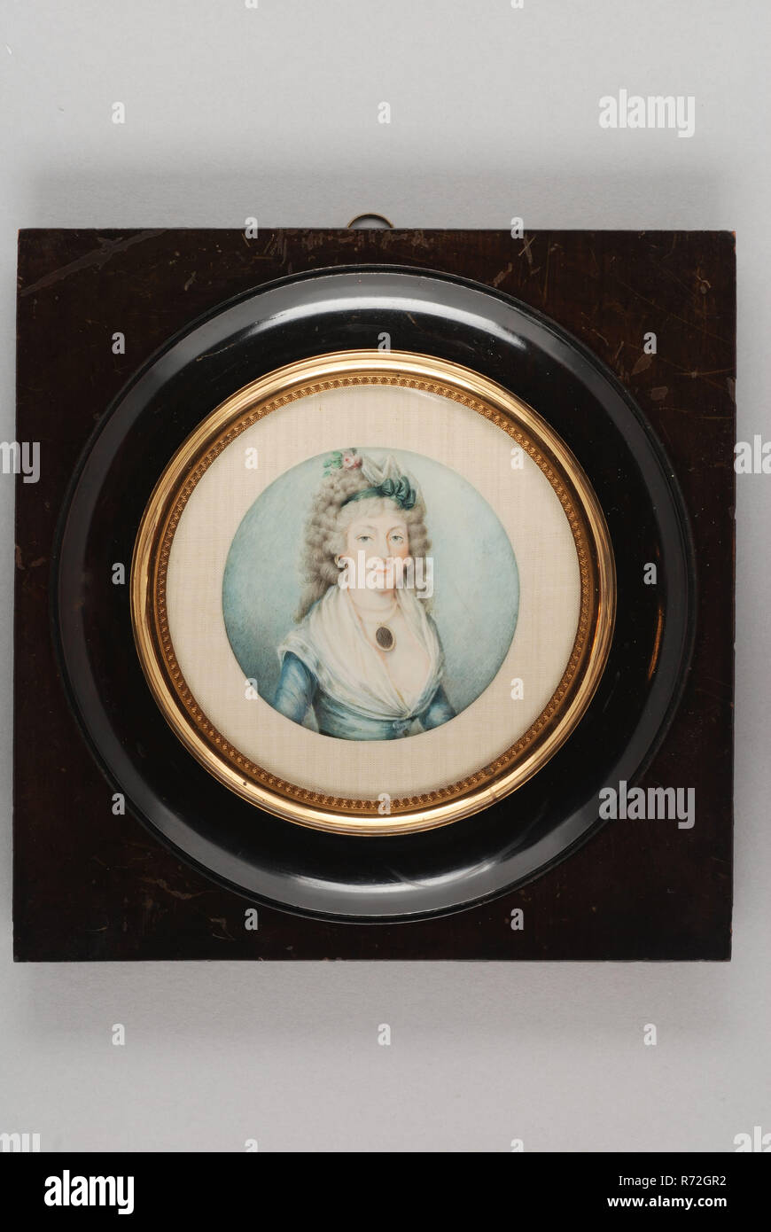Retrato en miniatura van Hogendorp-Clifford Hester, retrato en miniatura  metraje pintura oro marfil madera pintura