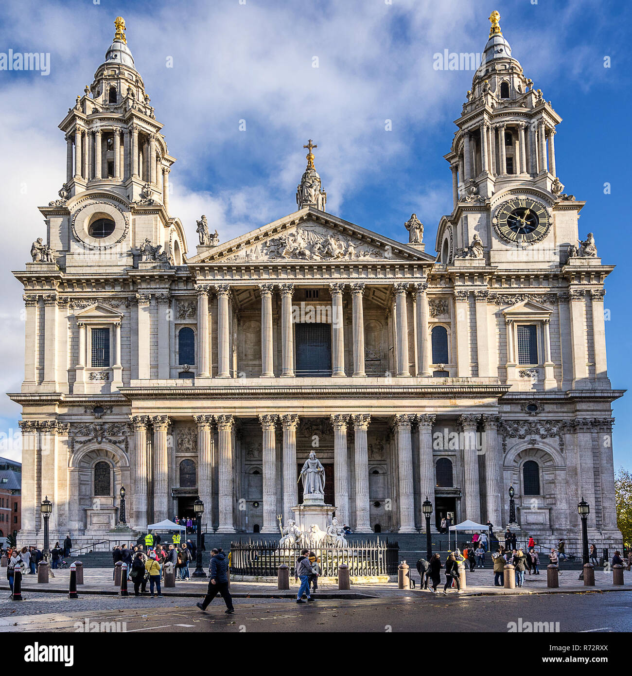 La Catedral de San Pablo en Londres Foto de stock