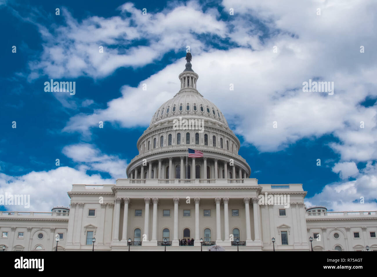 En Washington, la casa blanca. El símbolo de América. Foto de stock