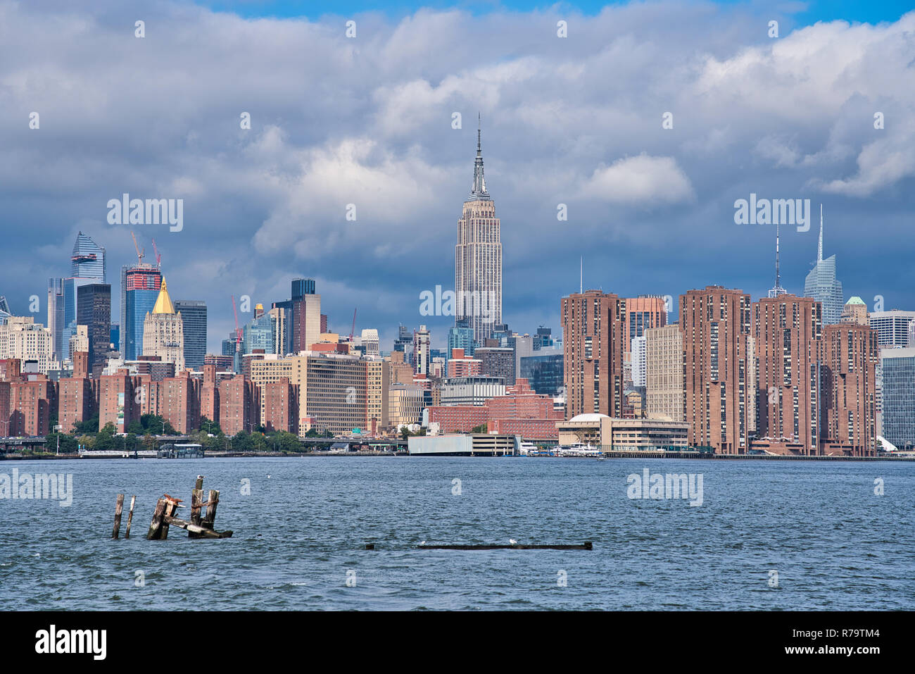 Foto de la vista panorámica de la ciudad de Nueva York Foto de stock