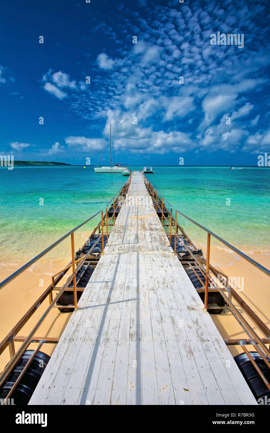 Playa Maehama, Miyakojima, Okinawa, Japón Foto de stock