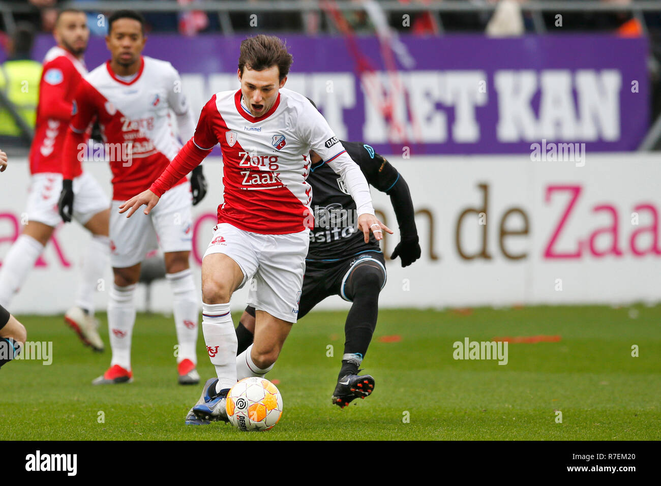 Utrecht Paises Bajos 09 12 2018 De Estadio Galgenwaard Futbol Temporada 2018 2019 La Eredivisie Holandesa Utrecht Player Joris Van Overeem Durante El Partido Fc Utrecht Heracles Fotografia De Stock Alamy