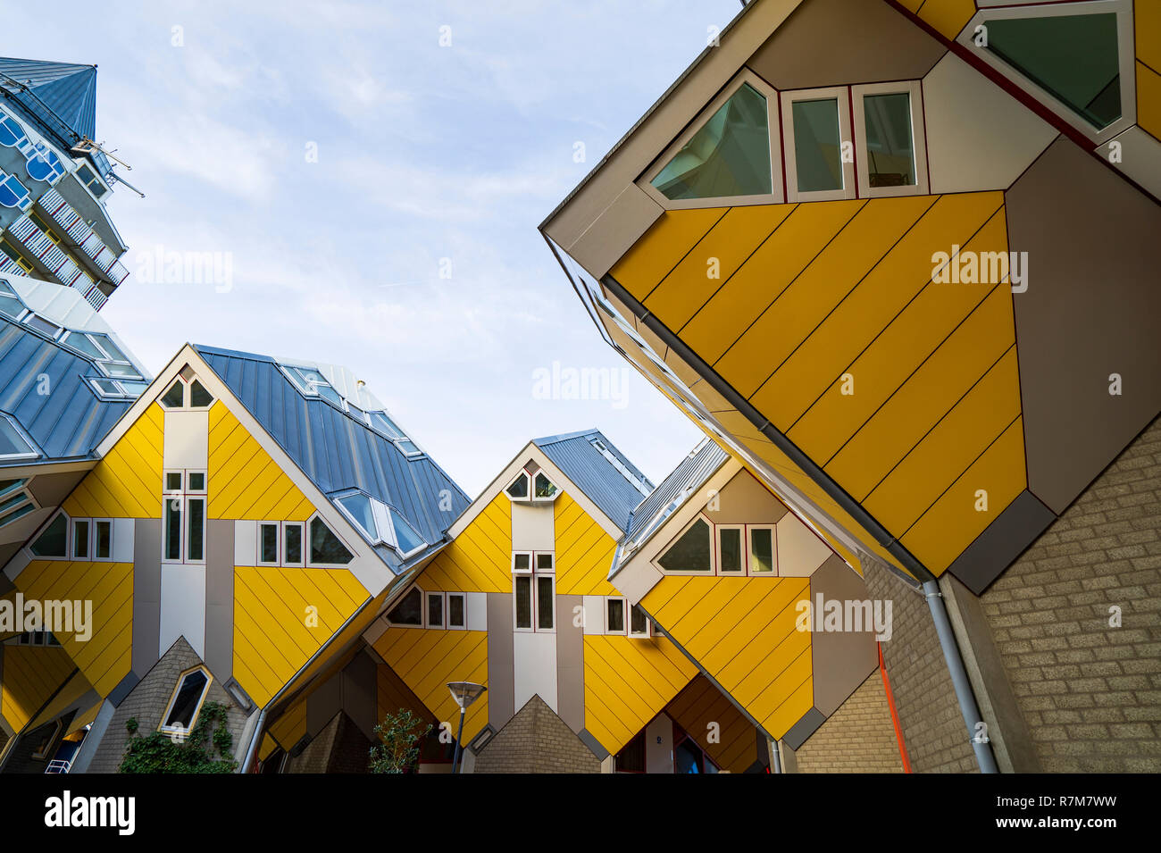 Exterior de casas Cubo en Rotterdam, Países Bajos Foto de stock