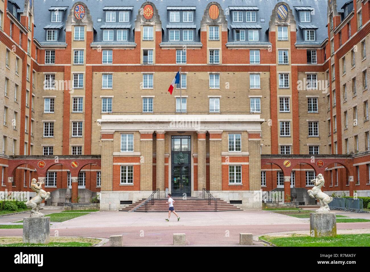 Francia, París, distrito 14, la Ciudad Internacional Universitaria de