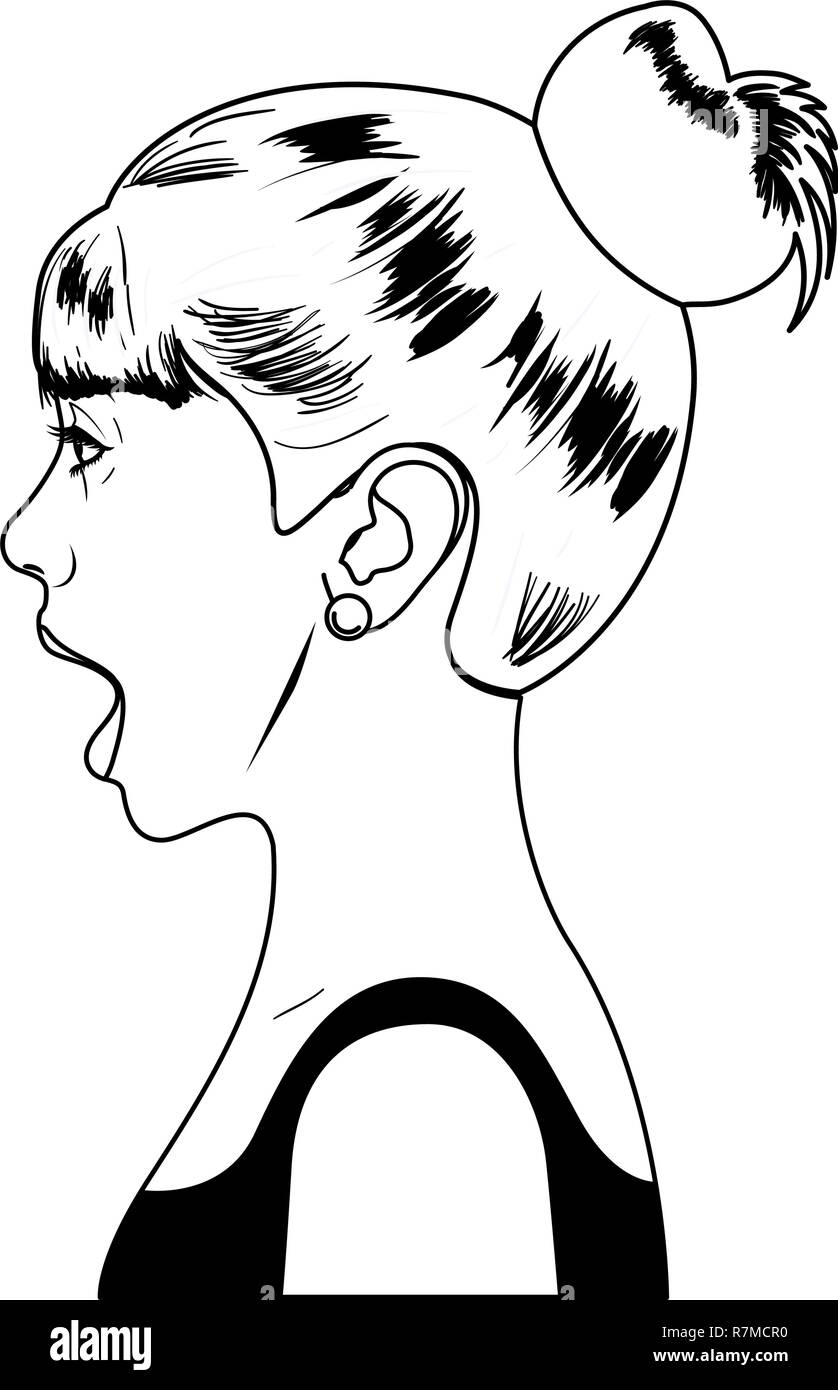 Mujer con cara de sorpresa avatar personaje Imagen Vector de stock - Alamy Mujer con cara de sorpresa avatar personaje Imagen Vector de stock - Alamy