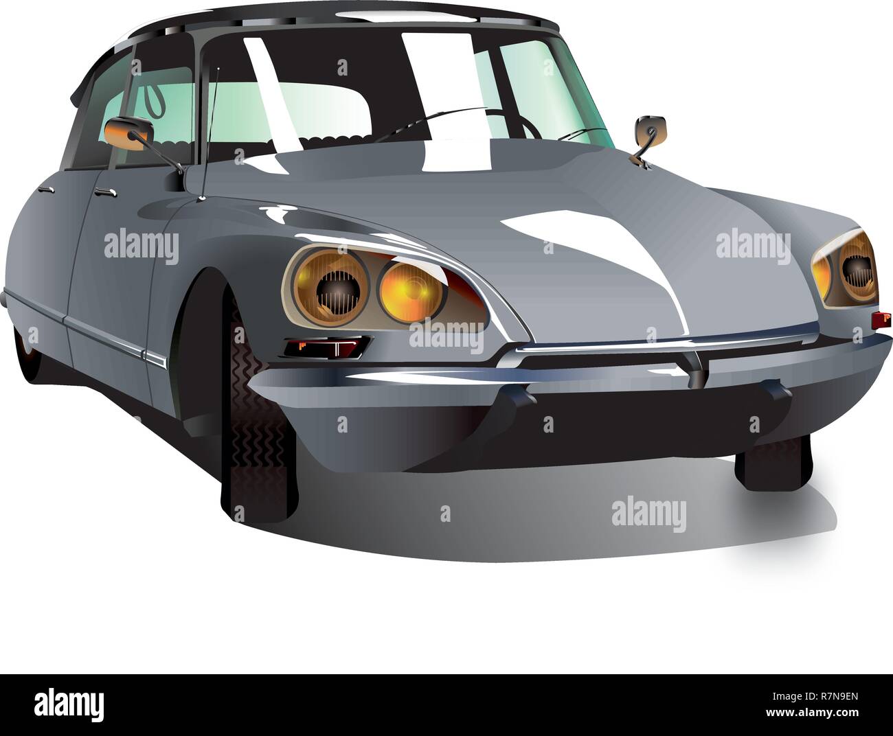 Citroën DS Pallas suspensión neumática 1960 o 1970 coche clásico