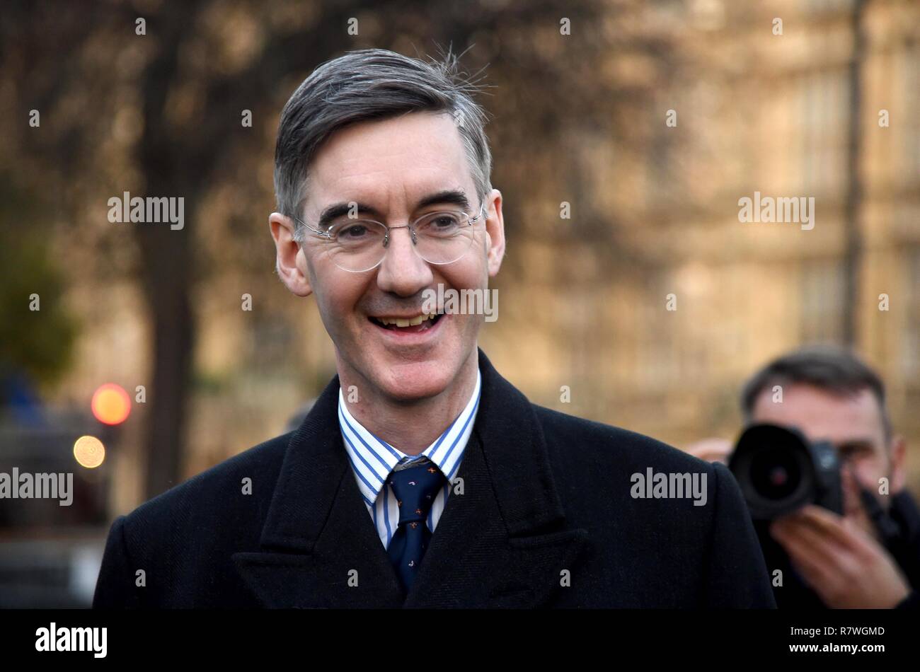 Jacob Rees-Mogg MP, Westminster, London: Crédito Finnbarr Webster/Alamy Live News Foto de stock