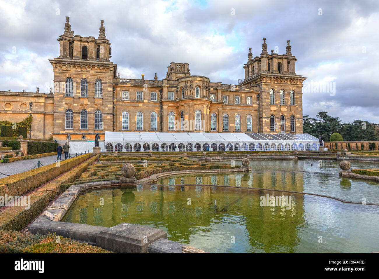 En Blenheim Palace, Oxfordshire, Inglaterra, Reino Unido, Europa Foto de stock