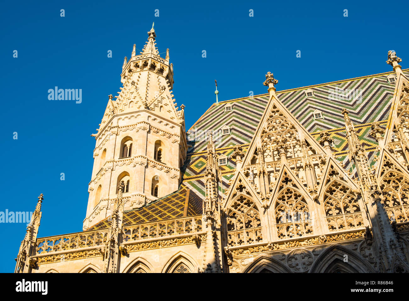 La Catedral de San Esteban (Stephansdom) en Viena, Austria. Foto de stock