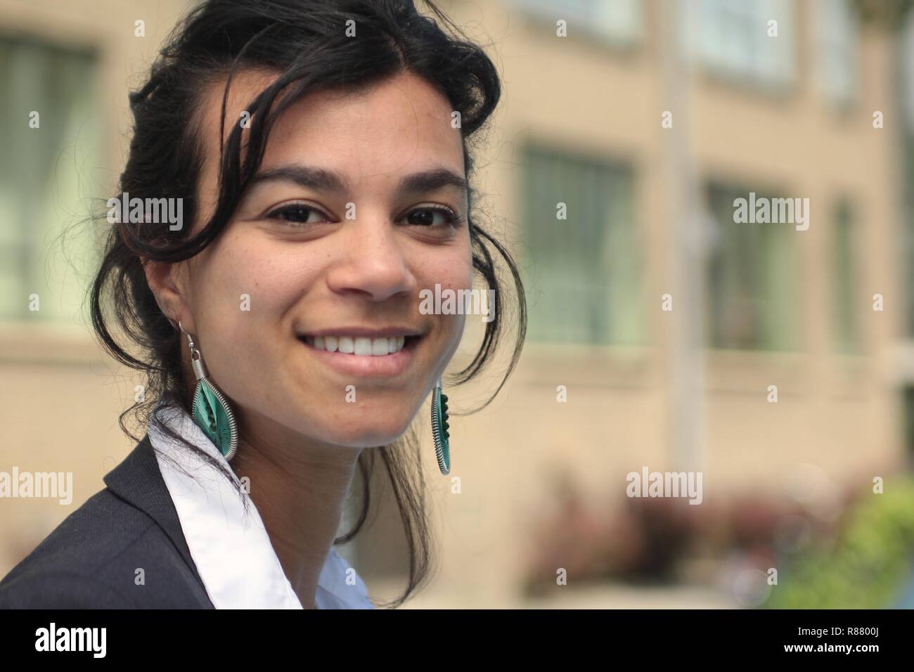 Hermosa mujer afro Foto de stock