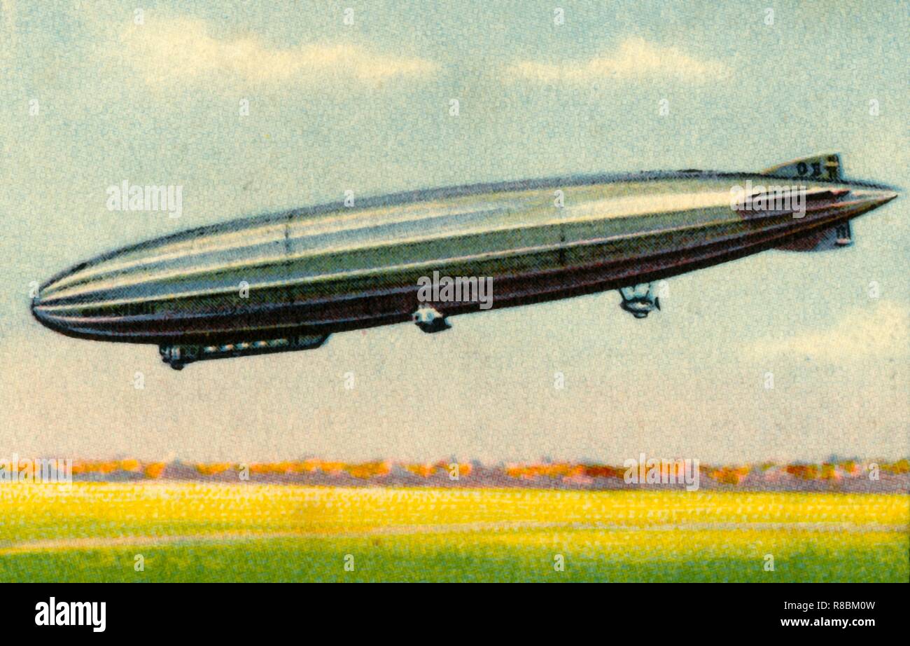 Zeppelin LZ 121 Nordstern, 1919, (1932). Creador: Desconocido. Foto de stock