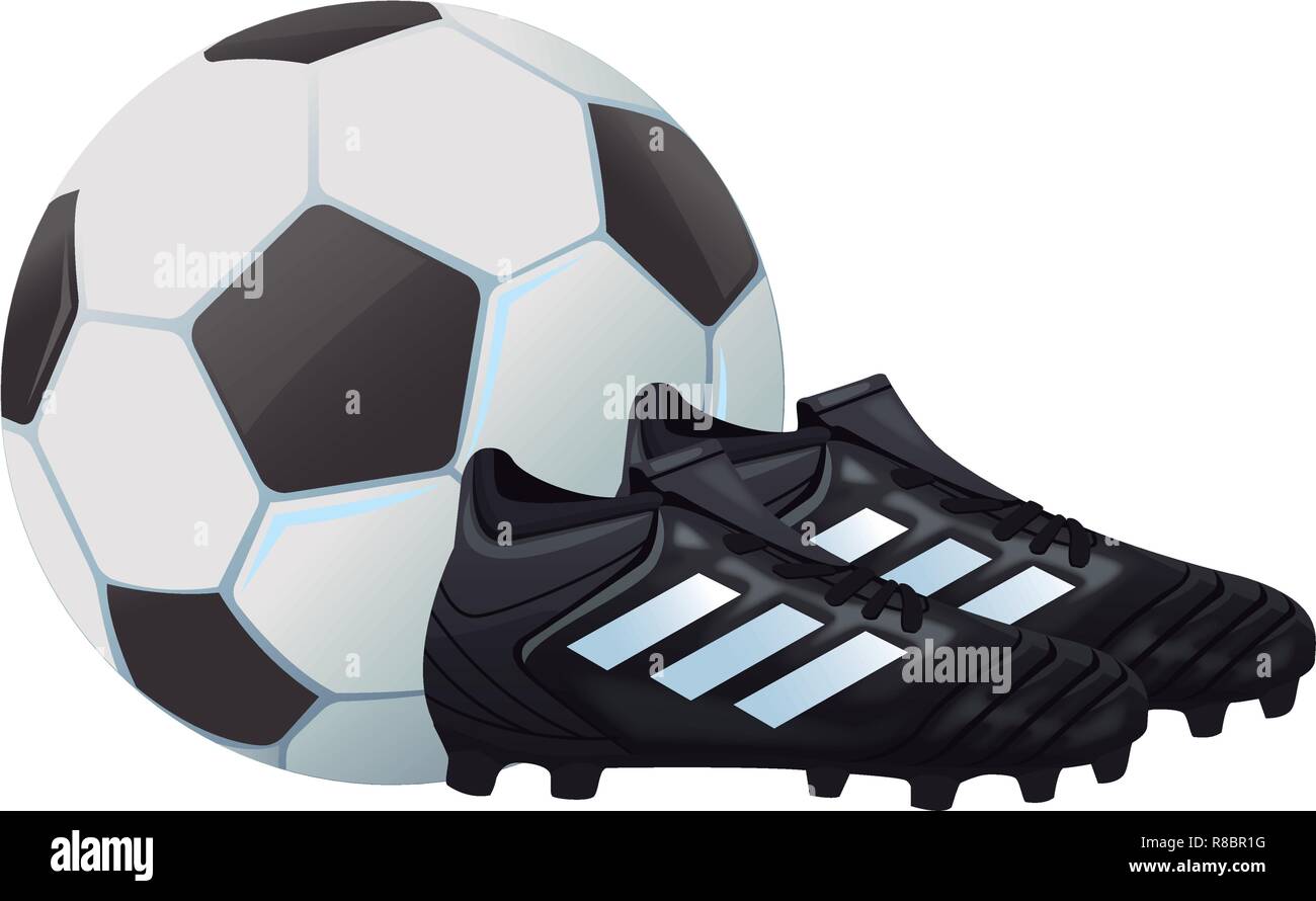 bota de futbol con balon bota de futbol con balon