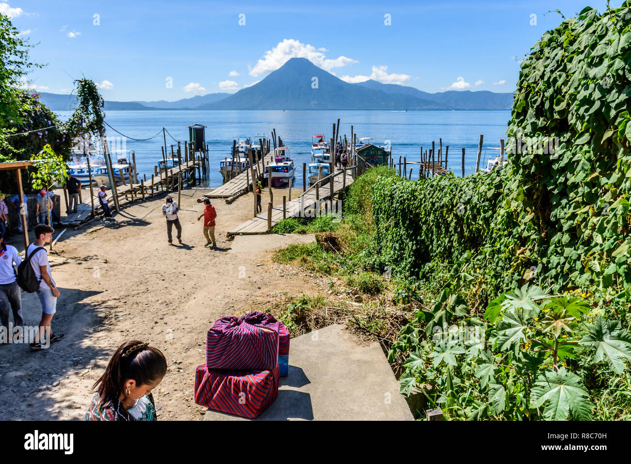 Panajachel, Lago de Atitlán, Guatemala Noviembre 12, 2018 Los