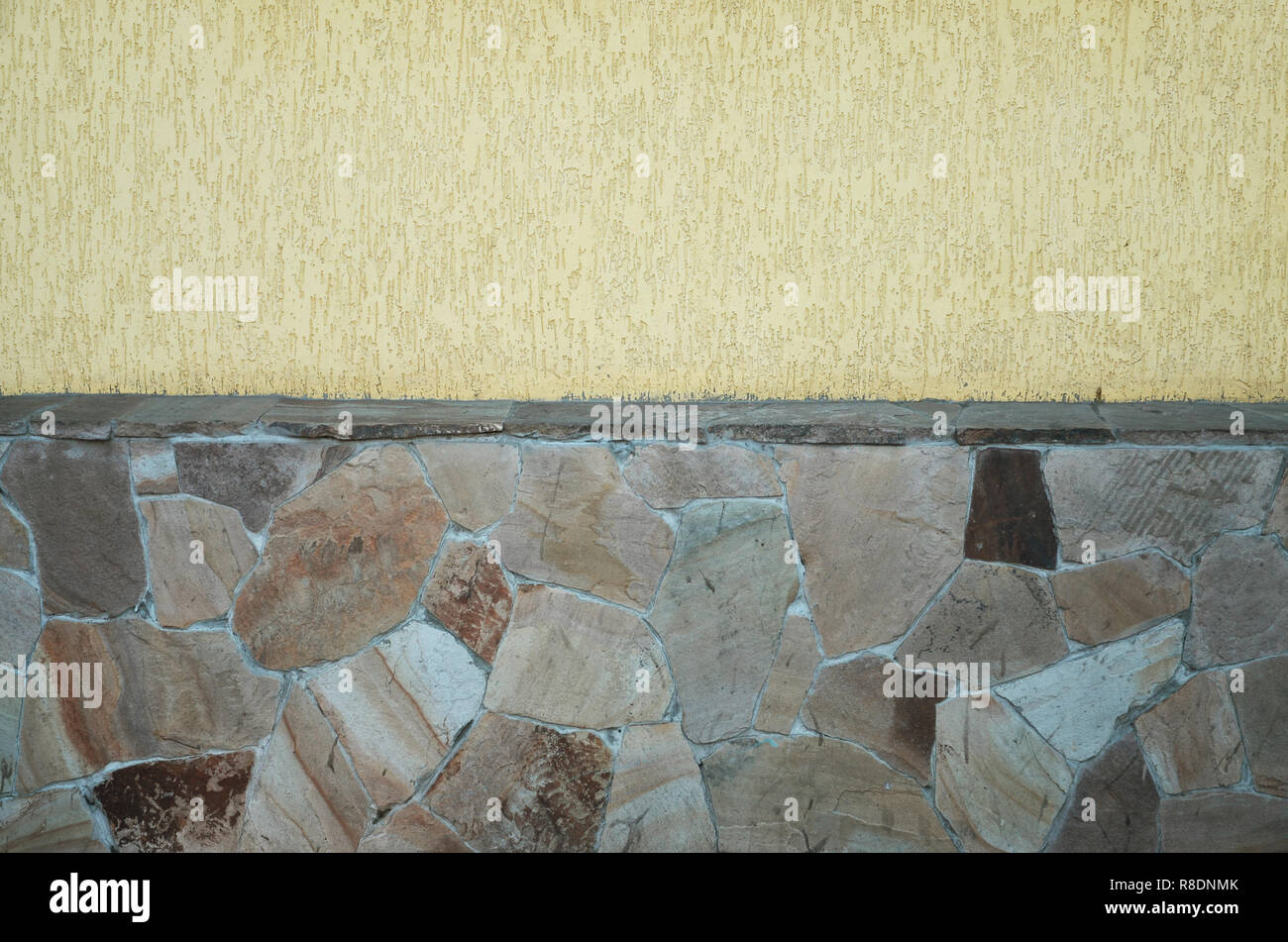 Muro De Hormigon Con Textura De Yeso De Colores Hermoso Diseno