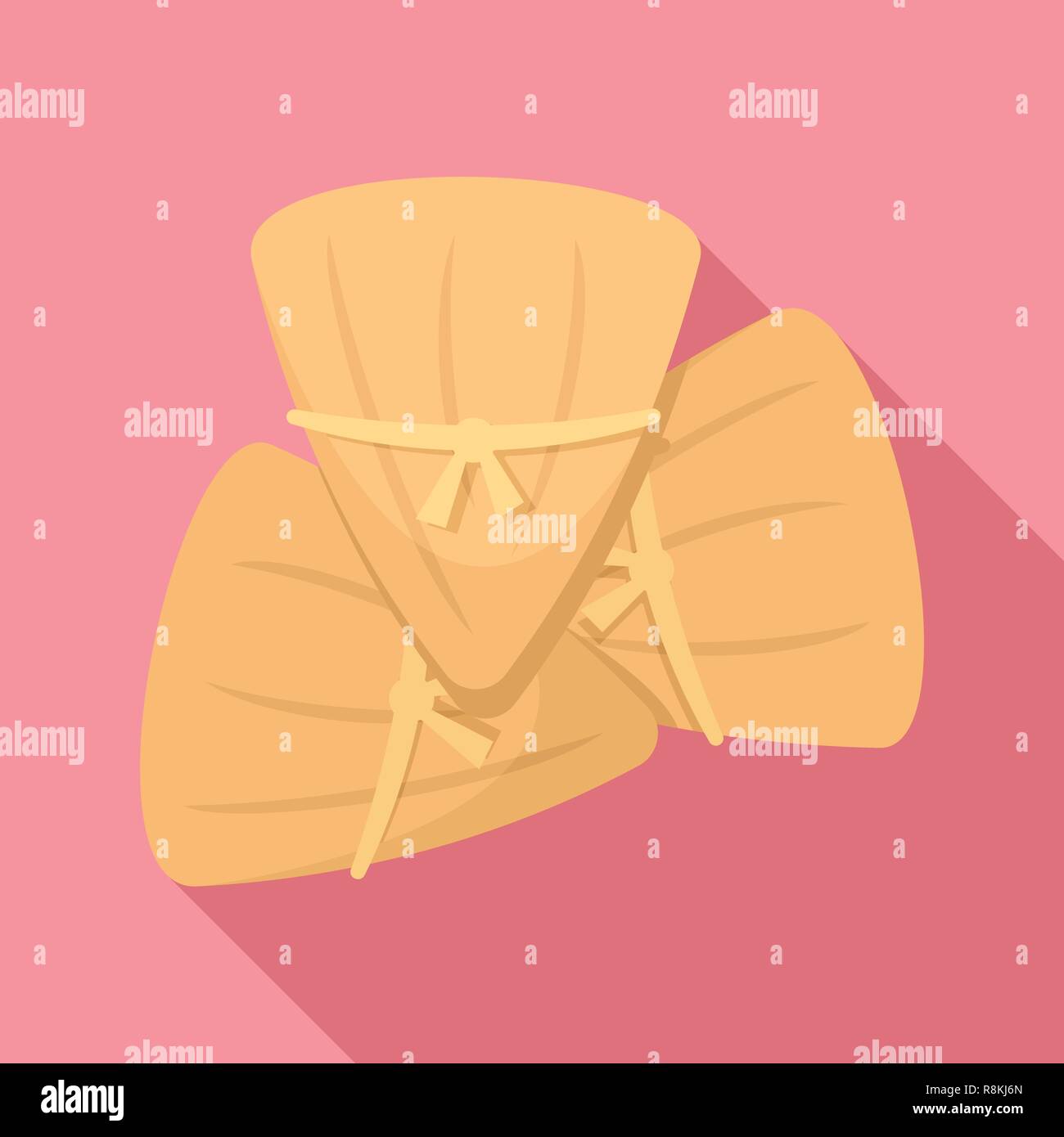Icono de quesadilla mexicana. Ilustración plana de quesadilla mexicana icono vectoriales para diseño web Ilustración del Vector