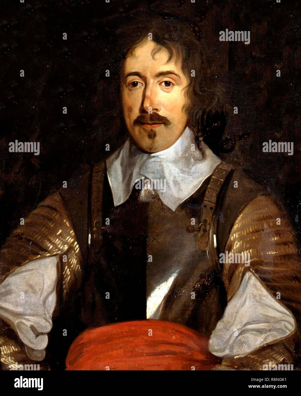 Retrato de Denzil Holles, 1er Barón Holles (1599-1680) - Edward Bower, circa 1640 Foto de stock