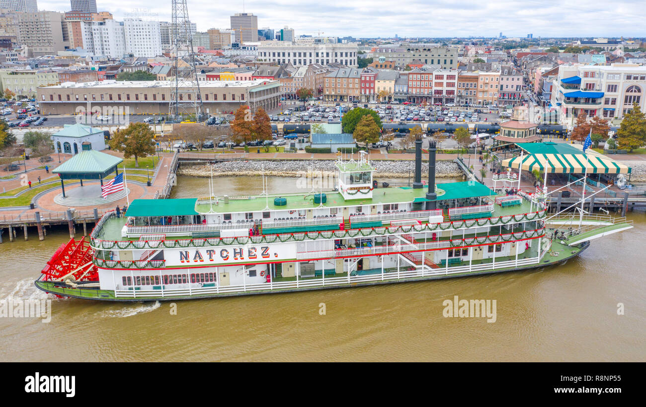 Steamboat Natchez, Nueva Orleans, EE.UU. Foto de stock