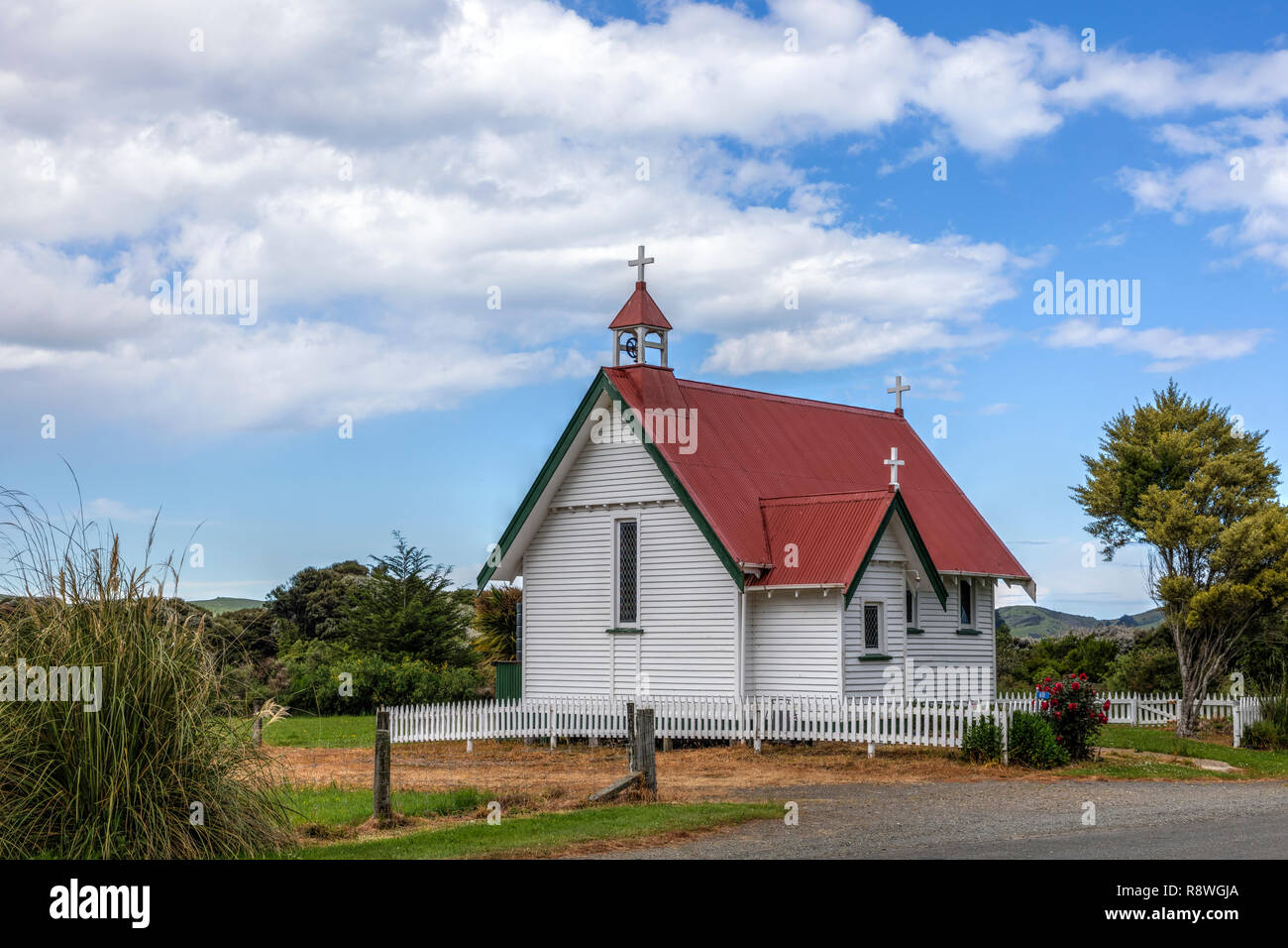 Waikawa, Southland, Los Catlins, Isla del Sur, Nueva Zelanda Foto de stock