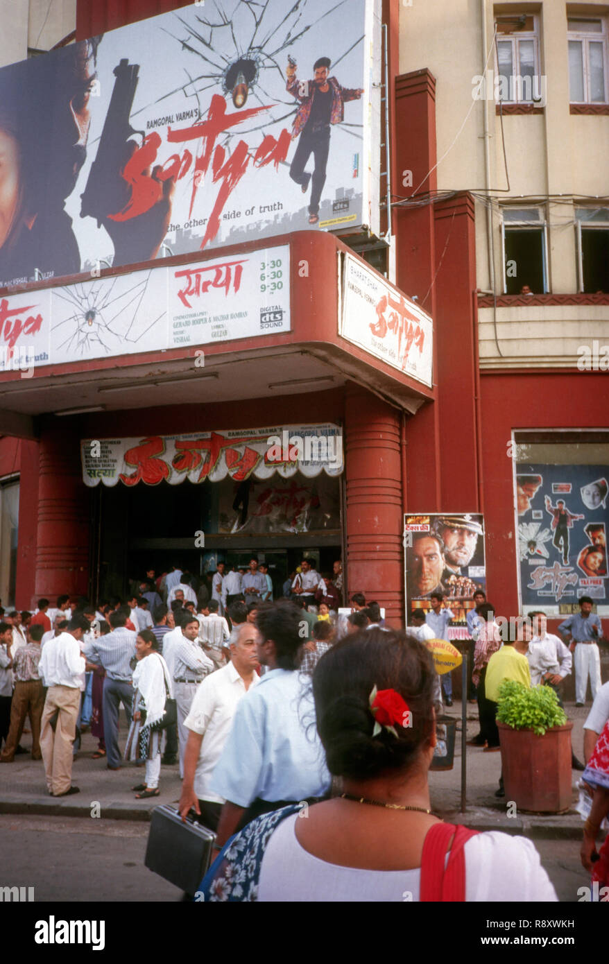 Cine Teatro, la industria cinematográfica india Foto de stock