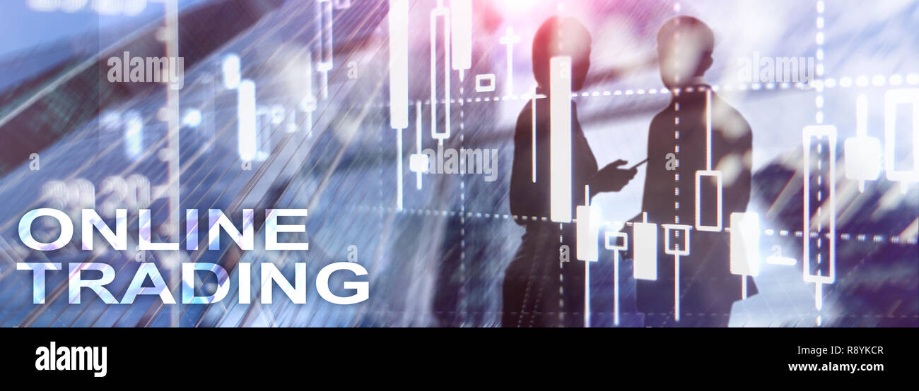 Online Trading Forex Inversiones En Concepto Borroso Fondo Centro - 