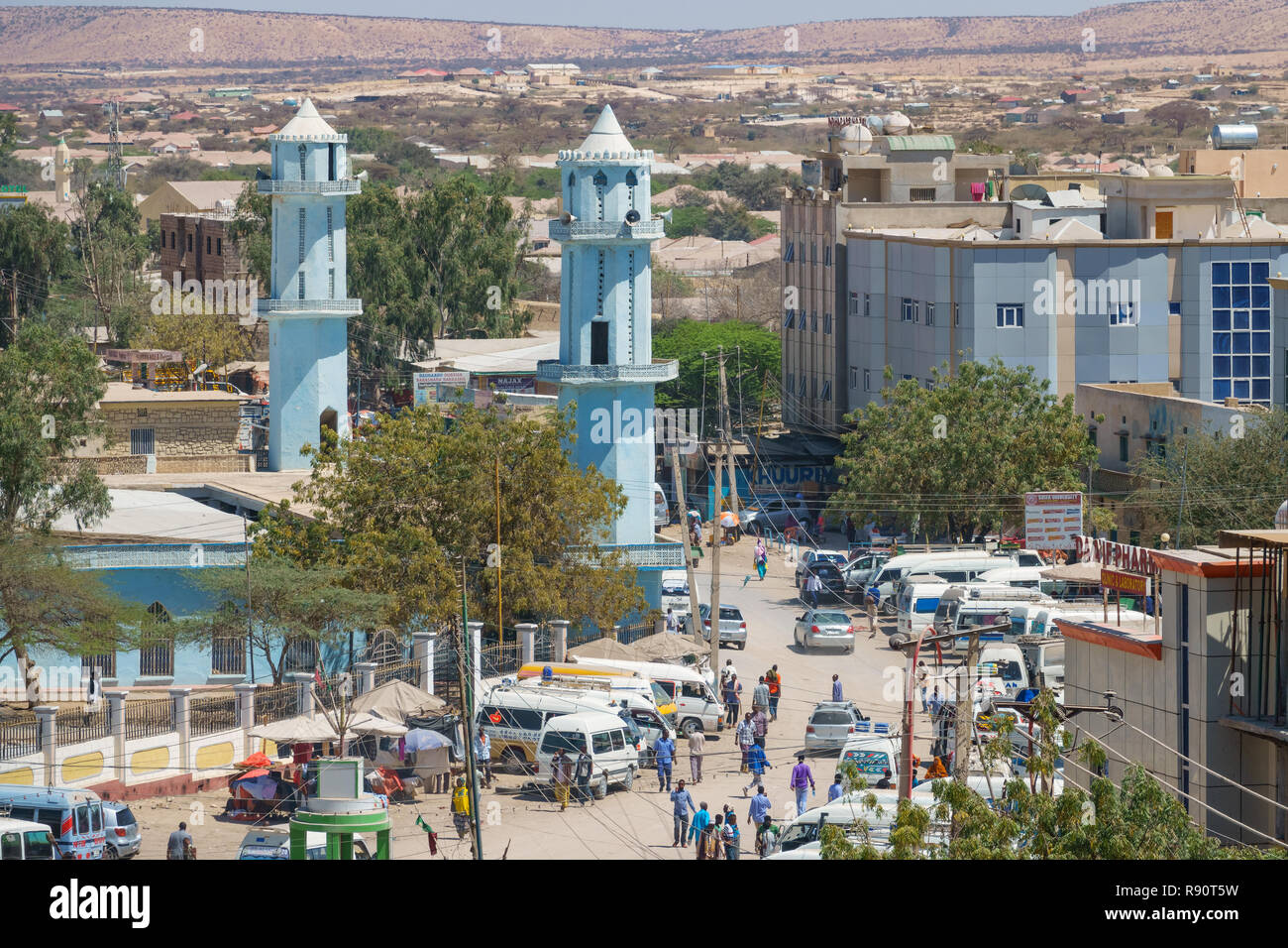 En Somalilandia, Hargeisa, Somalia Foto de stock