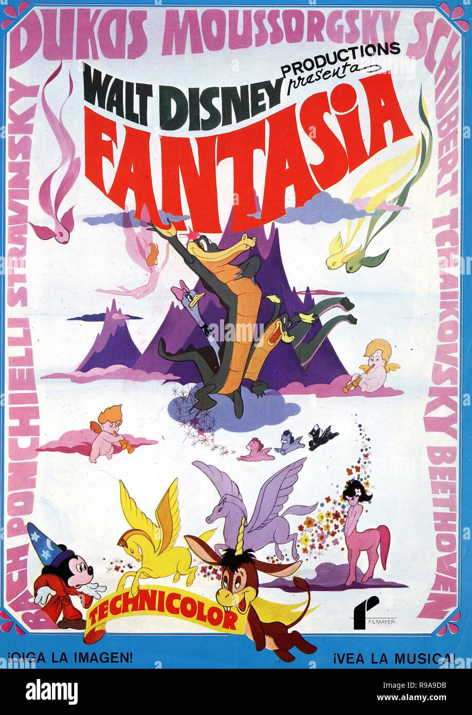 Walt disney fantasia 1940 poster fotografías e imágenes de alta