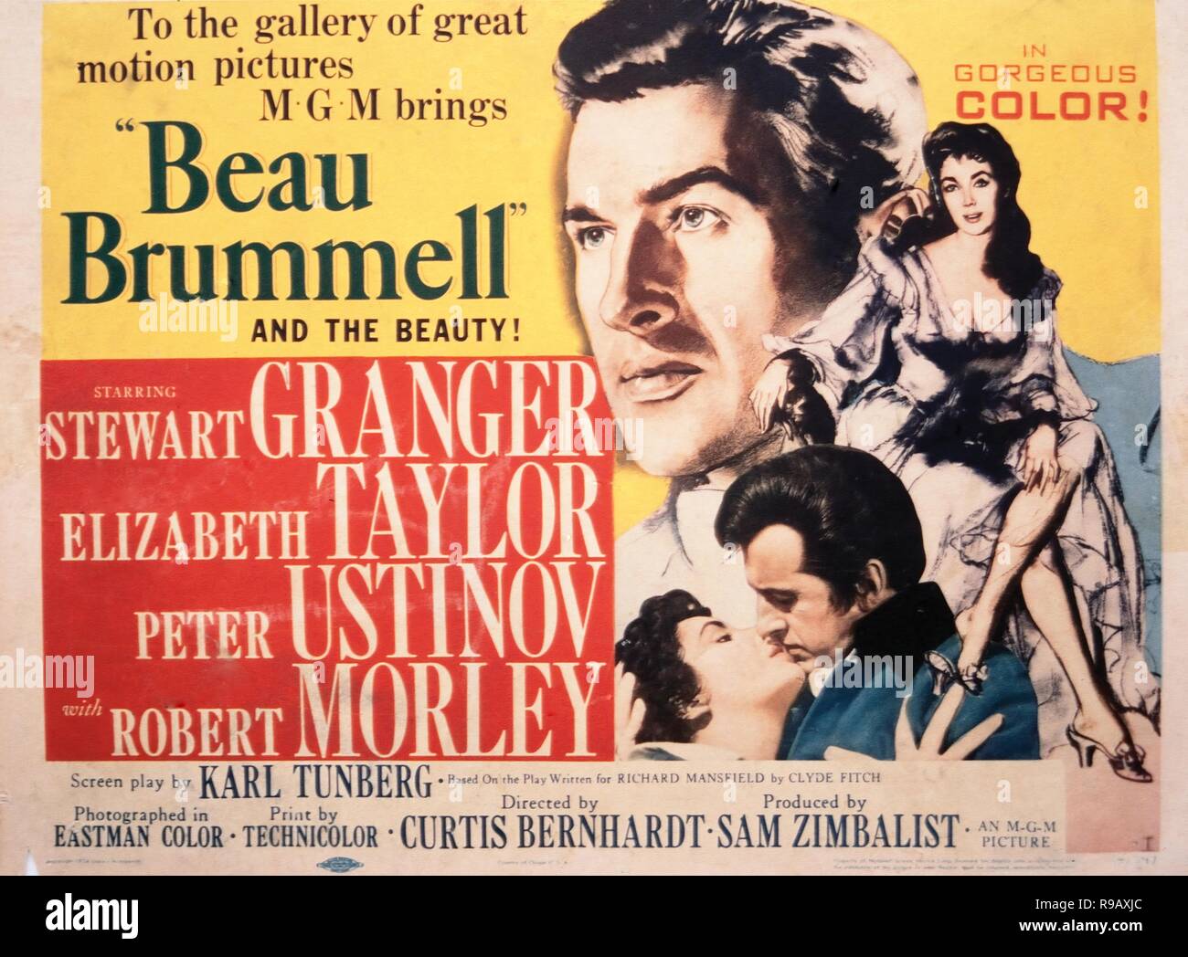 El título de la película original Beau Brummell. Título en inglés