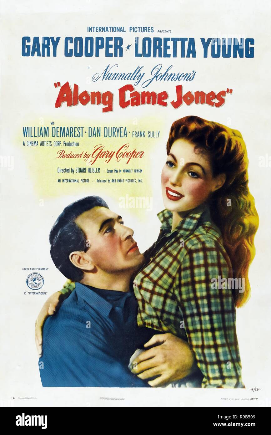 El título de la película original: VINIERON JONES. Título en inglés: VINIERON JONES. Año: 1945. Director: Stuart HEISLER. Crédito: RKO / Álbum Foto de stock